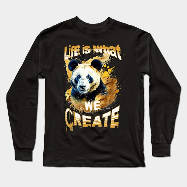 Panda Life Long Sleeve T-Shirt by Richardramirez82